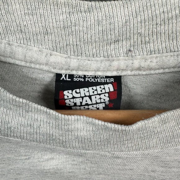 Vintage Screen Stars Best Colorado Grey Men's T-Shirt 90's Floral Men's Size XL - Picture 3 of 9